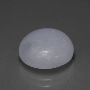 Jadeíta azul natural de 6,78 ct, corte redondo, translúcido