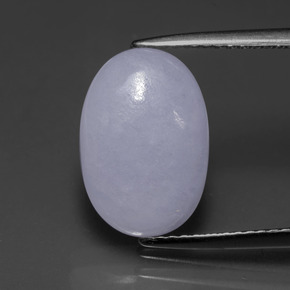 Jadeíta Lavanda natural de 4.50 ct, Corte Óvalo, Translúcido