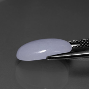 Jadeíta Lavanda natural de 4.50 ct, Corte Óvalo, Translúcido