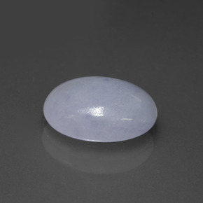 Jadeíta azul natural de 4,23 ct, corte óvalo, translúcido