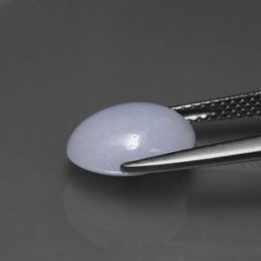 Jadeíta azul natural de 4,07 ct, corte óvalo, opaco