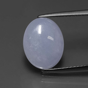 Jadeíta Lavanda natural de 3.97 ct, Corte Óvalo, Translúcido