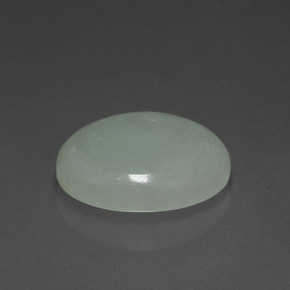 Jadeíta verde natural de 5,28 ct, corte óvalo, translúcido