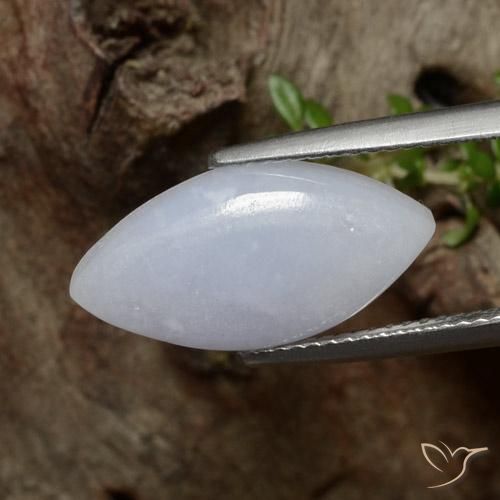 Jadeíta Verde claro natural de 5.79 ct, Marquesa, Translúcido