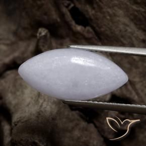 Jadeíta Gris natural de 4.90 ct, Marquesa, Translúcido