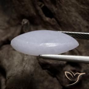 Jadeíta Gris natural de 4.90 ct, Marquesa, Translúcido