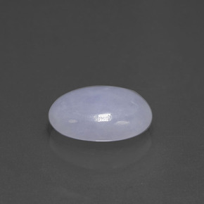 Jadeíta azul natural de 2,53 ct, corte óvalo, translúcido