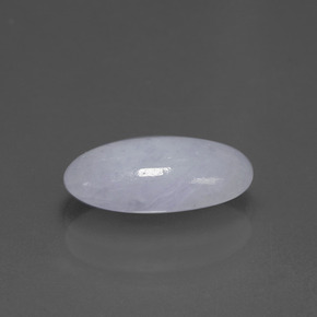 Jadeíta azul natural de 2,81 ct, corte óvalo, opaco