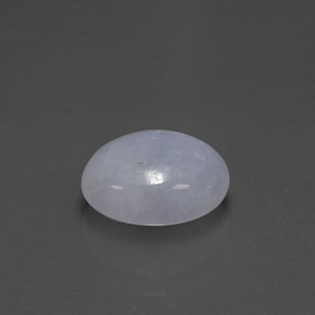 Jadeíta azul natural de 2,72 ct, corte óvalo, translúcido