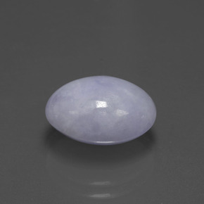 Jadeíta Lavanda natural de 6.57 ct, Corte Óvalo, Opaco