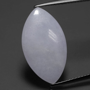 Jadeíta verde natural de 6,33 ct, marquesa, translúcido