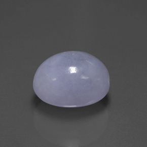 Jadeíta azul natural de 7,88 ct, corte óvalo, opaco