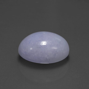 Jadeíta azul natural de 7,41 ct, corte óvalo, opaco