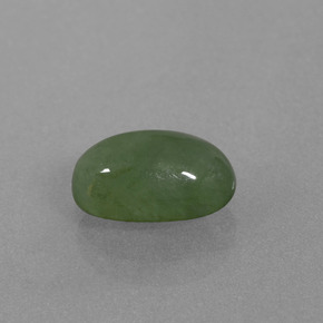 Jadeíta Verde natural de 2.06 ct, Corte Óvalo, Transparente