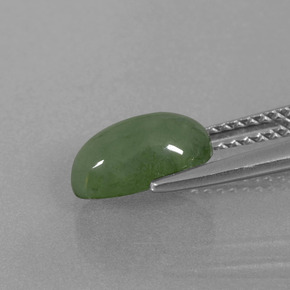 Jadeíta Verde natural de 2.06 ct, Corte Óvalo, Transparente