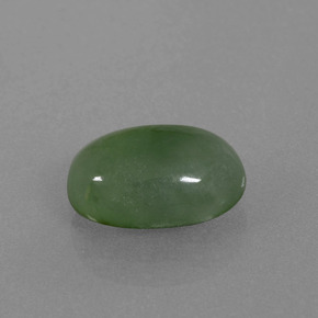 Jadeíta verde natural de 2,73 ct, corte óvalo, translúcido