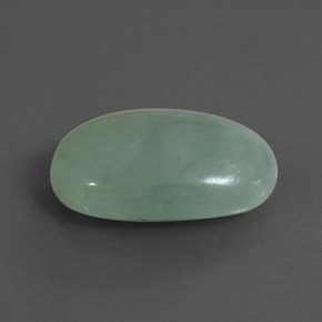 Jadeíta verde natural de 18,38 ct, corte óvalo, translúcido