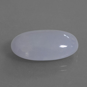 Jadeíta azul natural de 20,87 ct, corte óvalo, translúcido