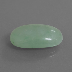 Jadeíta Verde natural de 18.38 ct, Corte Óvalo, Translúcido