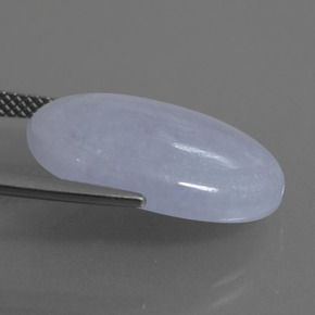 Jadeíta Lavanda natural de 14.80 ct, Corte Óvalo, Translúcido