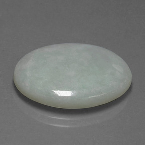 Jadeíta Verde natural de 18.53 ct, Corte Óvalo, Translúcido