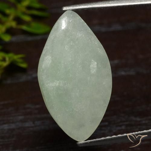 6.77ct Natural Verde avellana claro Jadeíta, Marquesa, Translúcido