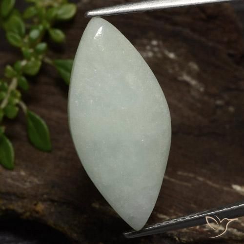 8.14ct Natural Verde medio Jadeíta, Marquesa, Translúcido