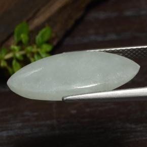 Jadeíta verde natural de 5,79 ct, marquesa, translúcido