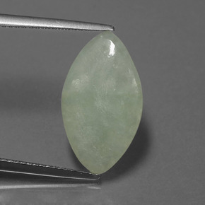 Jadeíta Verde natural de 5.03 ct, Marquesa, Translúcido