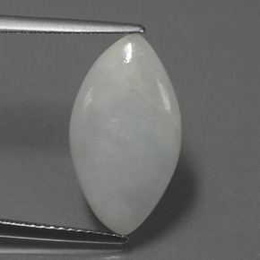 Jadeíta verde natural de 4,26 ct, marquesa, translúcido
