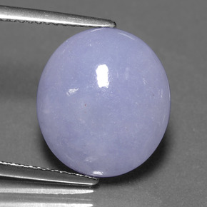 Jadeíta azul natural de 8,93 ct, corte óvalo, translúcido