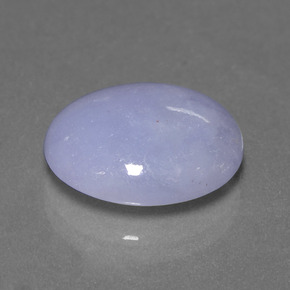 Jadeíta azul natural de 8,93 ct, corte óvalo, translúcido