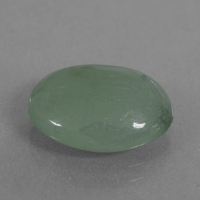 Jadeíta verde natural de 6,71 ct, corte óvalo, translúcido