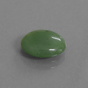Jadeíta verde natural de 2,77 ct, corte óvalo, translúcido