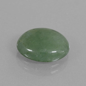 Jadeíta verde natural de 4,05 ct, corte óvalo, translúcido