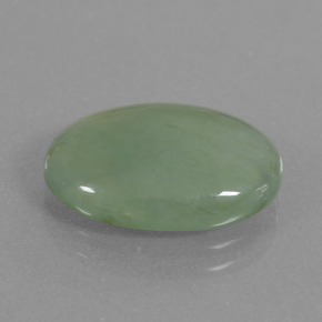 Jadeíta Verde natural de 5.67 ct, Corte Óvalo, Translúcido