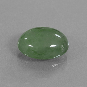 Jadeíta Verde natural de 3.17 ct, Corte Óvalo, Translúcido