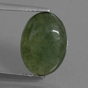 Jadeíta Verde natural de 4.63 ct, Corte Óvalo, Translúcido