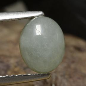 Jadeíta Verde natural de 1.94 ct, Corte Óvalo, Translúcido