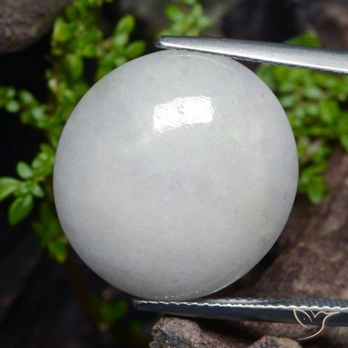 23.67ct Natural Verde medio Jadeíta, Ovalada, Translúcido