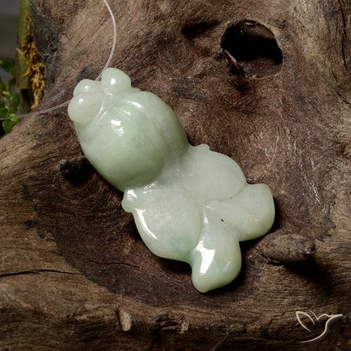 43.00ct Natural Verde medio Jadeíta, Elegante, Translúcido