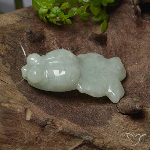 21.69ct Natural Verde medio Jadeíta, Elegante, Translúcido