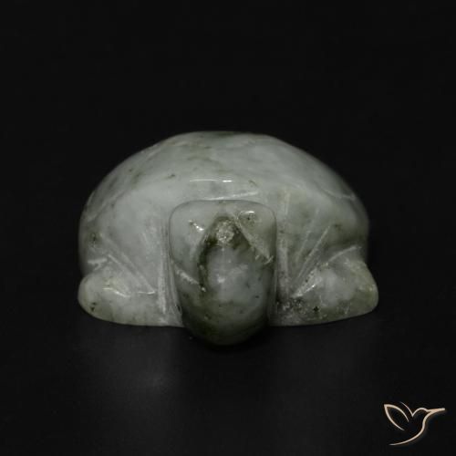 Jadeíta Verde medio natural de 80.14 ct, Elegante, Opaco