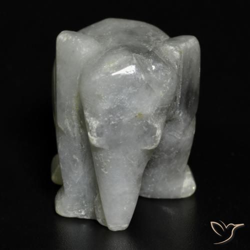 Jadeíta Verde medio natural de 67.48 ct, Elegante, Opaco
