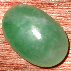 Jadeíta Blanco natural de 2.95 ct, Corte Óvalo, Opaco