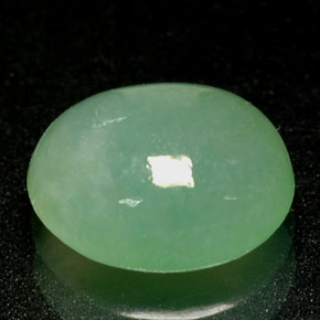 Jadeíta Verde natural de 2.01 ct, Corte Óvalo, Opaco