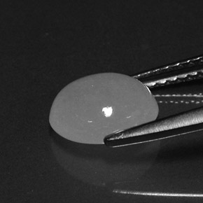 Jadeíta Blanco natural de 2.20 ct, Corte Óvalo, Translúcido