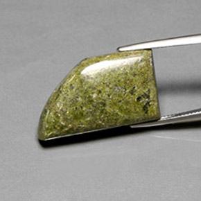 Jaspe multicolor natural de 31,83 ct, forma elegante, translúcido