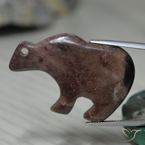 48.28ct Natural Marrón rojizo Jaspe, Elegante, Opaco