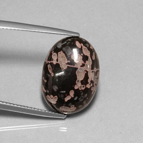 Jaspe multicolor natural de 10,06 ct, corte óvalo, opaco